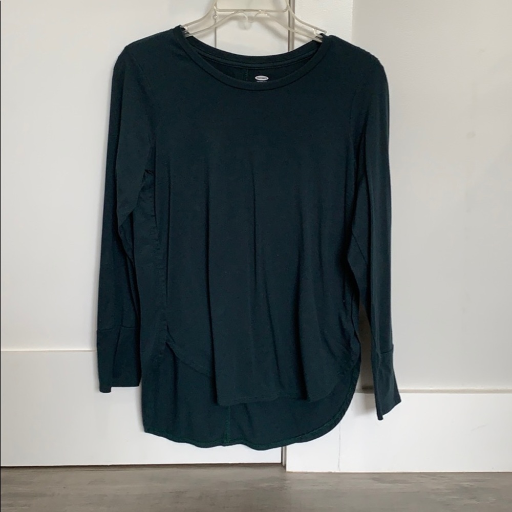 Forest green blouse